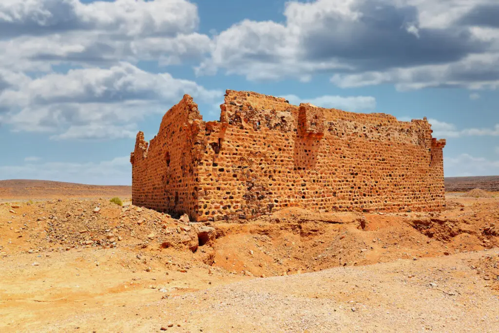 The ruined walls of Qal’at Fassu’a