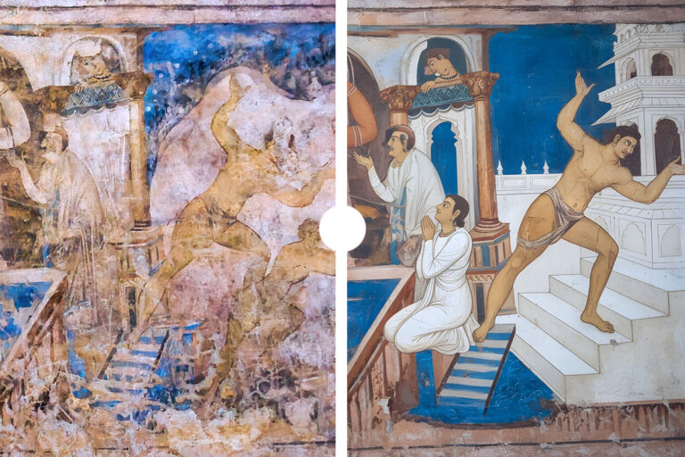 Restoring the Lost Colours of Qasr Amra: How AI Revives Umayyad Frescoes