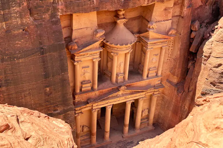 Above the Rose City: 360° View of Petra’s Treasury