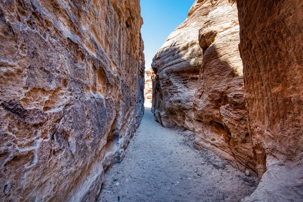 The entrance of Siq al-Barid, Little Petra, Jordan