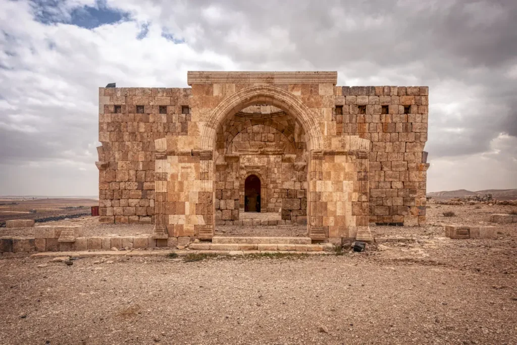 The Umayyad mosque at Qasr Al-Hallabat